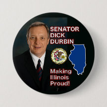 Bouton du sénateur Dick Durbin