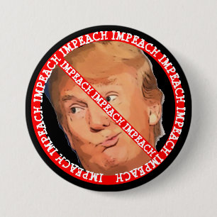 Macaron Rond 7,6 Cm Bouton Entraver Donald Trump