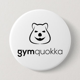 Macaron Rond 7,6 Cm Bouton Expression Gymquokka