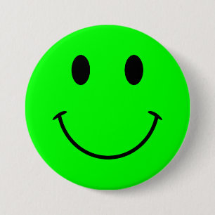 Macaron Rond 7,6 Cm Bouton Face de la chaux