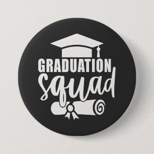 Macaron Rond 7,6 Cm Bouton Graduate Squad 2023 Graduate