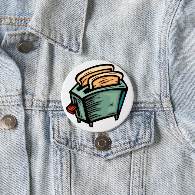 Macaron Rond 7,6 Cm Bouton grille (Créateur téléchargé)