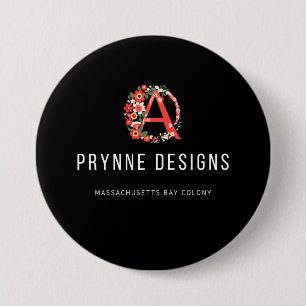 Macaron Rond 7,6 Cm Bouton Hester Prynne
