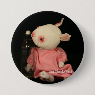 Macaron Rond 7,6 Cm Bouton Lil de lapin de janv. Shackelford