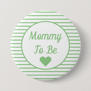 Macaron Rond 7,6 Cm Bouton Maman À Être Baby shower