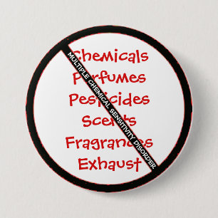 Macaron Rond 7,6 Cm Bouton MCSD pour plusieurs troubles de sensibilité