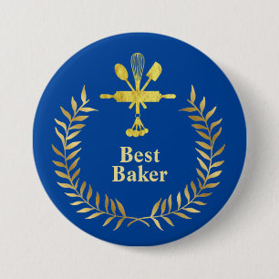 Macaron Rond 7,6 Cm Bouton meilleur Baker