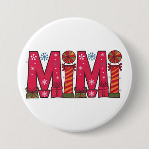 Macaron Rond 7,6 Cm bouton MiMi