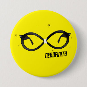 Macaron Rond 7,6 Cm Bouton Nerds Forever