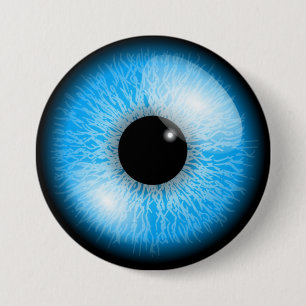 Macaron Rond 7,6 Cm Bouton oeil