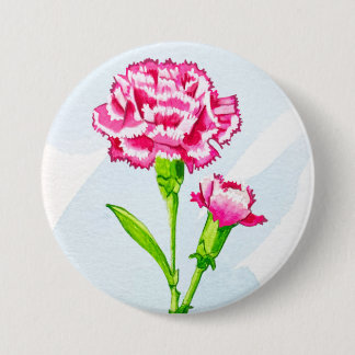 Macaron Rond 7,6 Cm Bouton Œillet