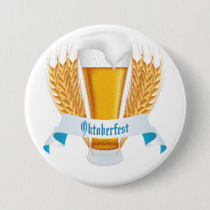 Macaron Rond 7,6 Cm Bouton Oktoberfest standard