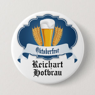Macaron Rond 7,6 Cm Bouton Oktoberfest standard
