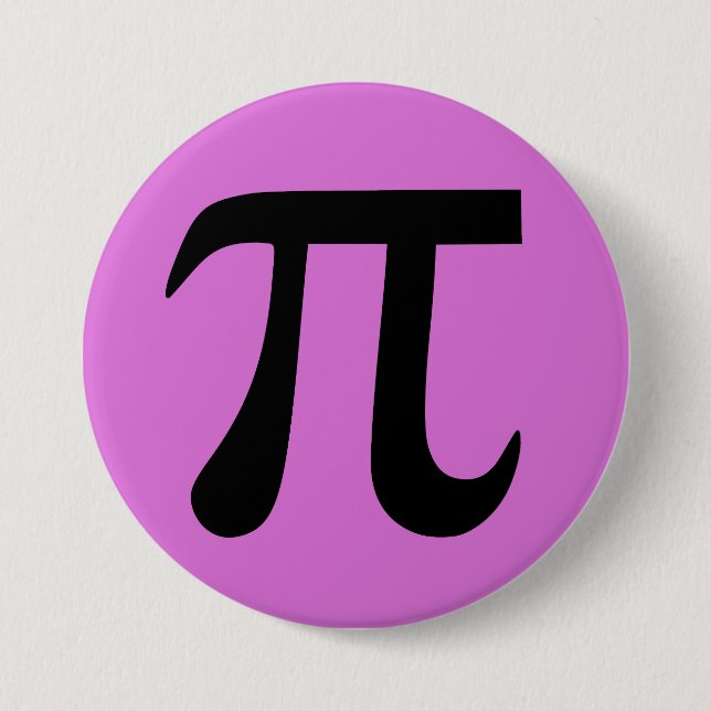 Macaron Rond 7,6 Cm Bouton orchidée et noire (Devant)