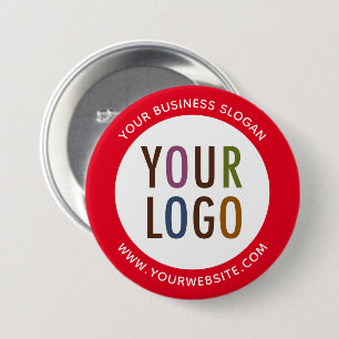 Macaron Rond 7,6 Cm Bouton personnalisé avec logo de société sans mini