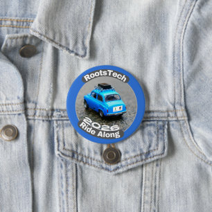 Macaron Rond 7,6 Cm Bouton personnalisé de 3" pour RootsTech 2026 Ride