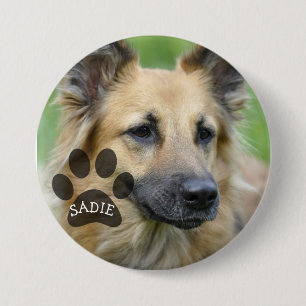 Macaron Rond 7,6 Cm Bouton photo pour animal de compagnie personnalisé