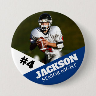 Macaron Rond 7,6 Cm Bouton photo sport personnalisé / football à pin