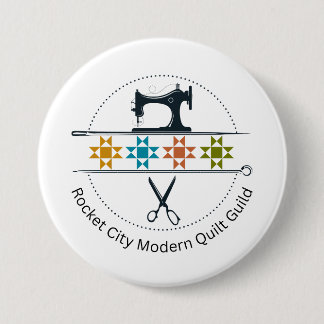 Macaron Rond 7,6 Cm bouton RCMQG