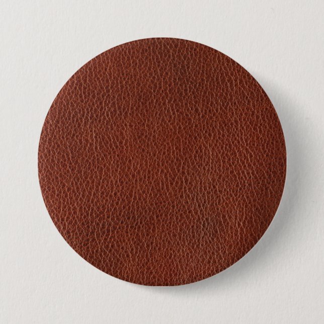 Macaron Rond 7,6 Cm Bouton rond cuir (Devant)