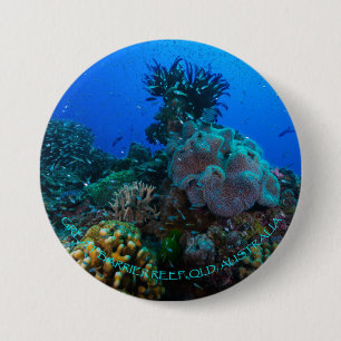 Macaron Rond 7,6 Cm Bouton rond de mer de corail