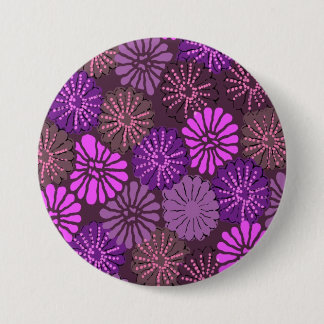 Macaron Rond 7,6 Cm bouton rose japonais