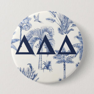 Macaron Rond 7,6 Cm Bouton Sororité