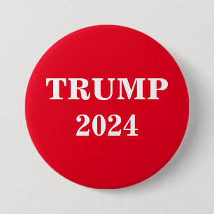 Macaron Rond 7,6 Cm Bouton Trump 2024