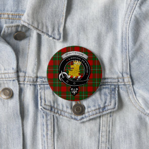 Macaron Rond 7,6 Cm Boutons d'insigne de clan MacGregor