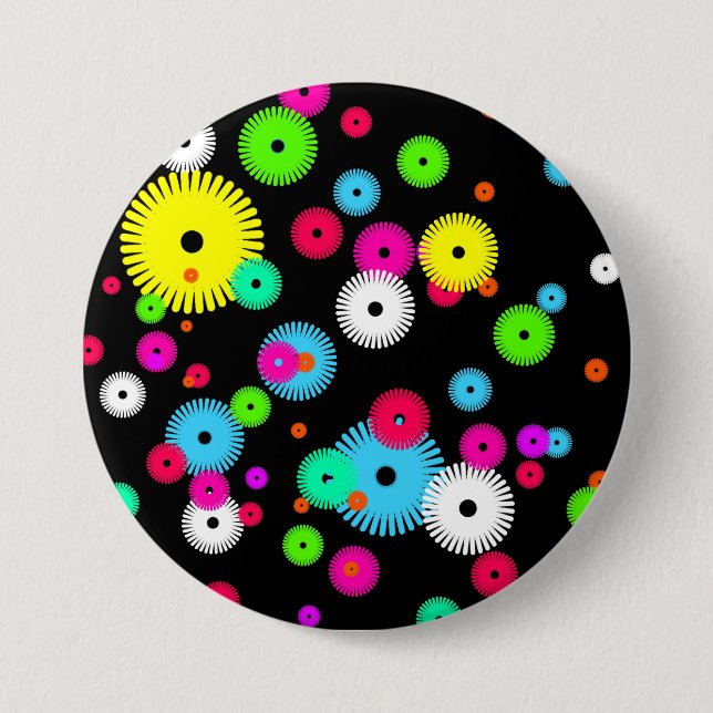 Macaron Rond 7,6 Cm Boutons et broches personnalisés personnalisés (Devant)