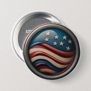 Macaron Rond 7,6 Cm "Boutons personnalisés"