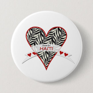 Macaron Rond 7,6 Cm Boutons Saint Valentin de Haïti Relief