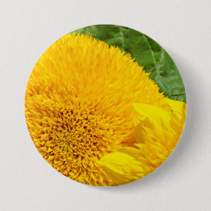 Macaron Rond 7,6 Cm Boutons Tournesol Personnalisez des tournesols per