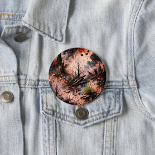 Macaron Rond 7,6 Cm Broche ronde artistique pour accessoires