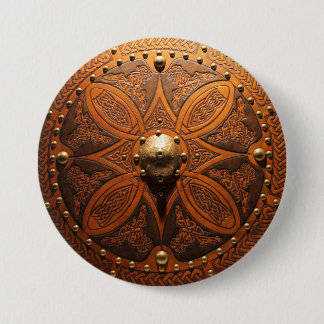 Macaron Rond 7,6 Cm Broche Targe Pinn