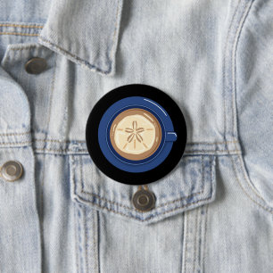 Macaron Rond 7,6 Cm Café Latte Dollar de Sable