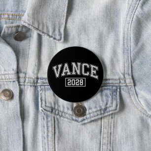Macaron Rond 7,6 Cm Campagne électorale de JD Vance pour la présidence