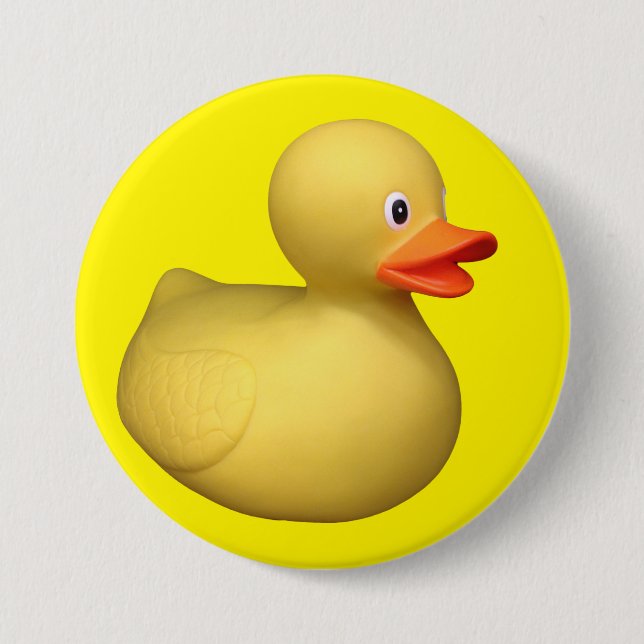 Macaron Rond 7,6 Cm Canard en caoutchouc (Devant)