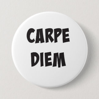 Macaron Rond 7,6 Cm Carpe Diem Button
