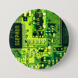 Macaron Rond 7,6 Cm Carte verte PCB, circuit imprimé de pièces électro