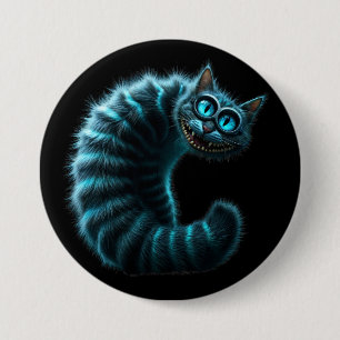 Macaron Rond 7,6 Cm Cheshire Cat