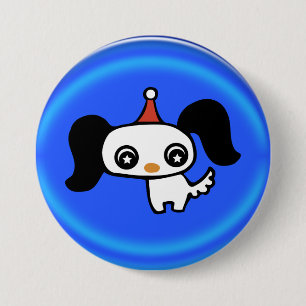 Macaron Rond 7,6 Cm chiot mignon