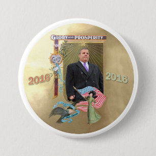 Macaron Rond 7,6 Cm Chris Christie 2016