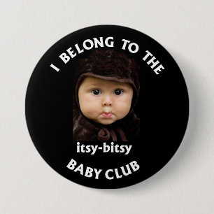 Macaron Rond 7,6 Cm club bitsy itsy de bébé