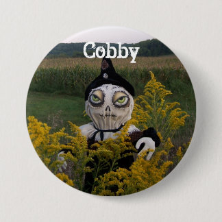 Macaron Rond 7,6 Cm Cobby le bouton 2 déplaisant de champ de maïs