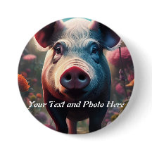 Cochon sur un bouton personnalisé, ajouter une pho