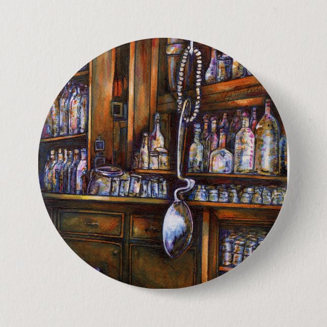 Macaron Rond 7,6 Cm Compris implicitement (Devant)