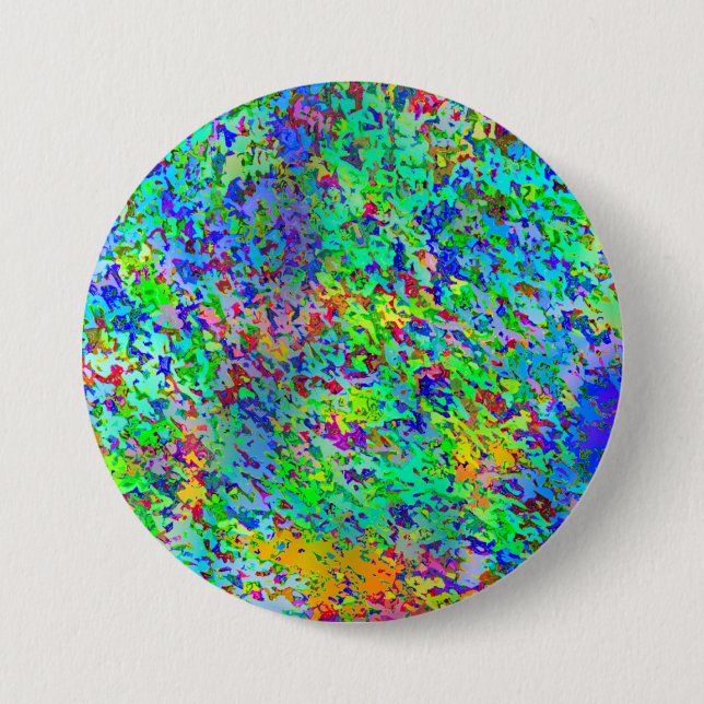 Macaron Rond 7,6 Cm Confetti Storm (Devant)