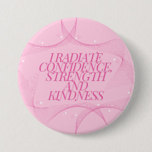 Macaron Rond 7,6 Cm Confiance, Gentillesse, Spirituel, Inspirant 