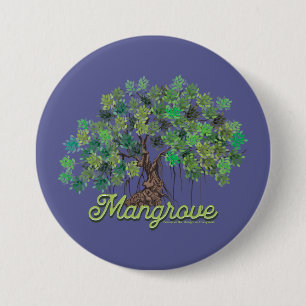 Macaron Rond 7,6 Cm Conservation des mangroves